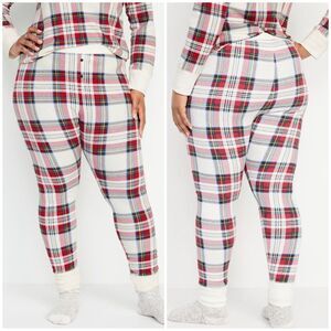 New Old Navy Multicolor Thermal Cozy Warm Pajama Leggings Pants 2X Christmas